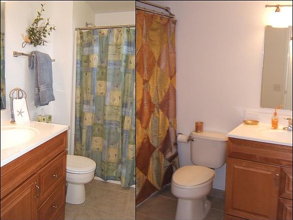 Remodeled bathrooms
