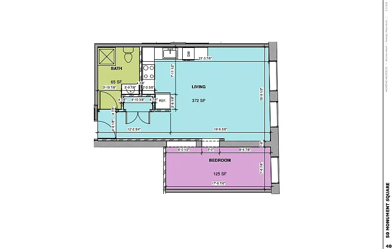 Floor Plan for Unit #403
