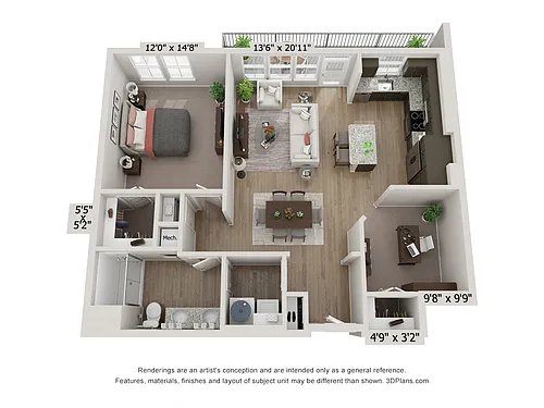 Floor plan A4 - Azure