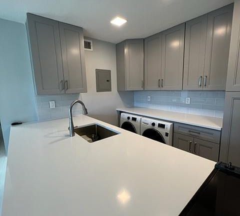Kitchen with plenty of cabinet space