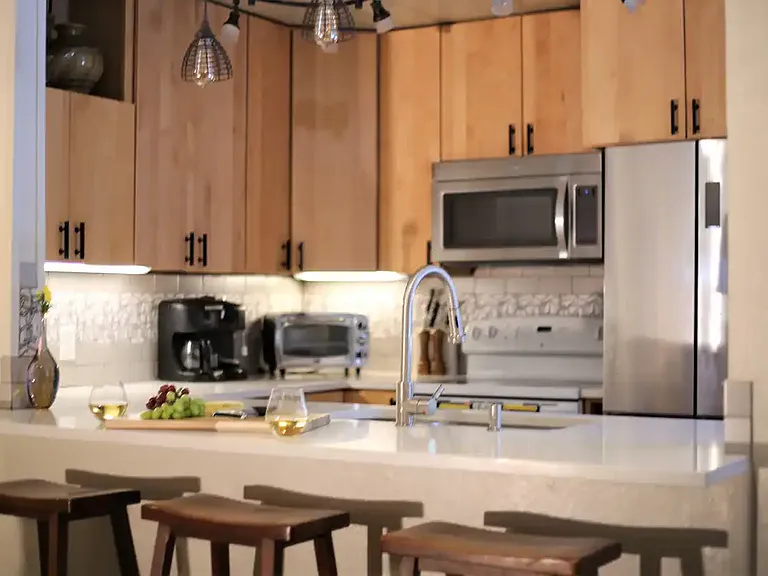 Fully stocked kitchen