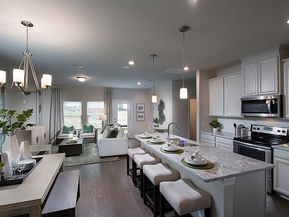 Entertain friends and family in the living room while still being in the kitchen.
