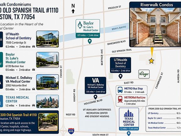 Gated Community Near Baylor, UTHealth School of Dentistry & the VA Medical Center.