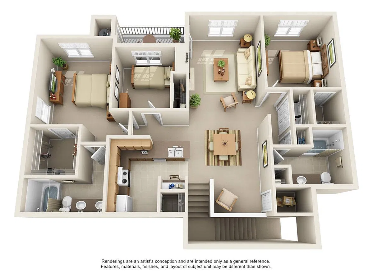 Floor plan Venetian