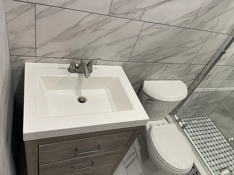 Partial view Main Bathroom Vanity on the left