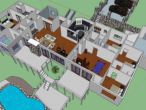 Plan with recent renovations