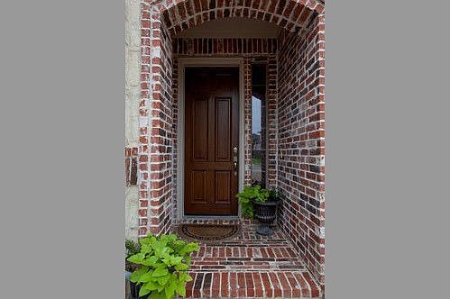 Covered front entry