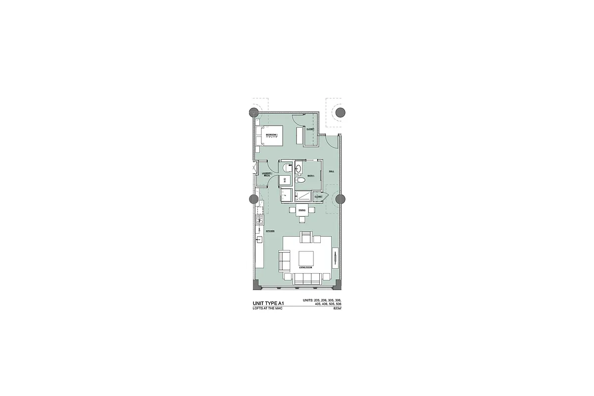 Floor plan Dawson
