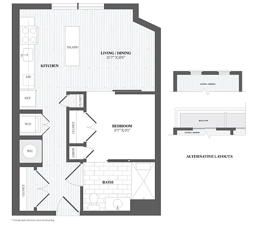 Floor plan Studio-S1.1a 367 Orange