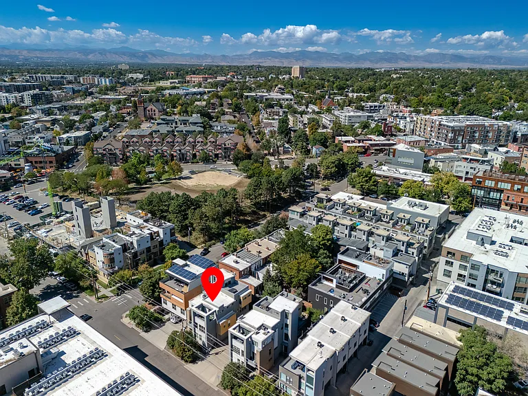 Ariel View of 1717 Boulder Street