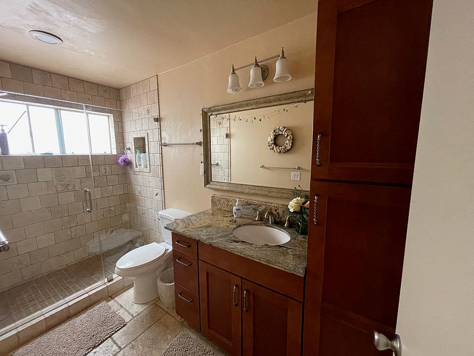Primary bathroom attached to bedroom