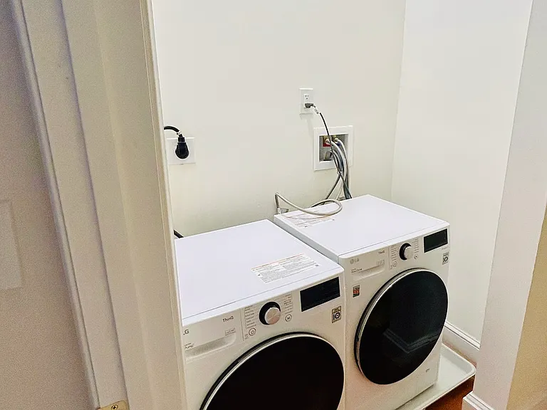Laundry (washer and dryer).