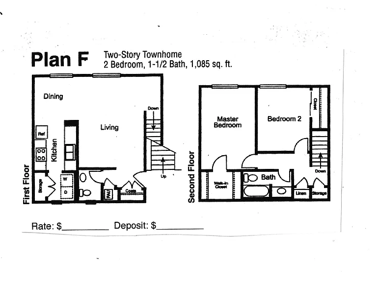 2-Bedroom 1.5-Bathroom Two-Story Townhome 2-Bedroom 1.5-Bathroom Two-Story Townhome