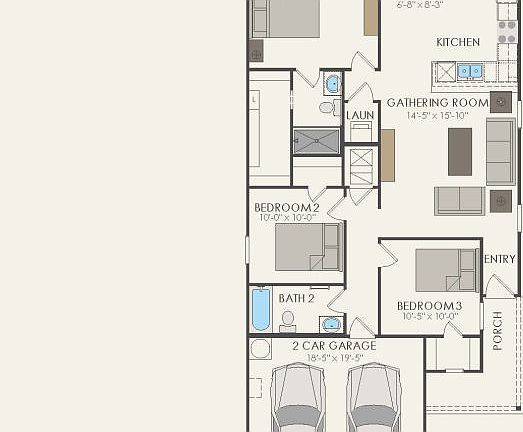 First Floor 3 br 2 ba