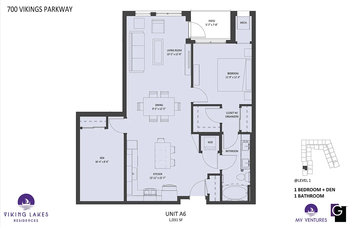 Floor plan $2.01/sq.ft. - A6