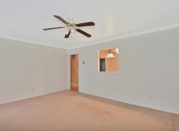 Family room looking through to kitchen