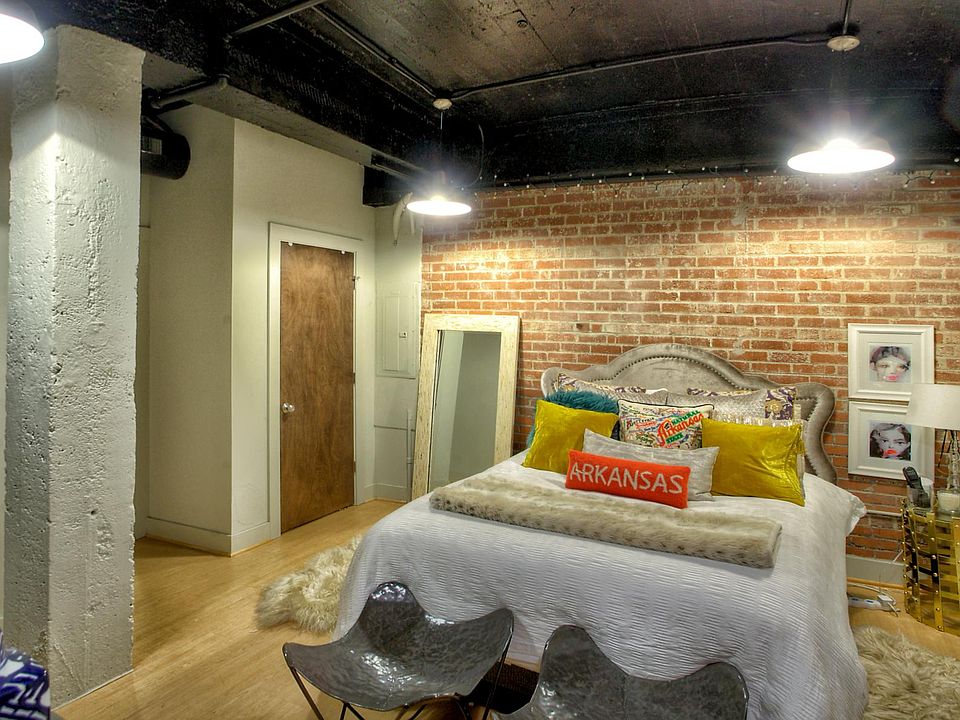 Bedroom #1 | Exposed 100 year old brick