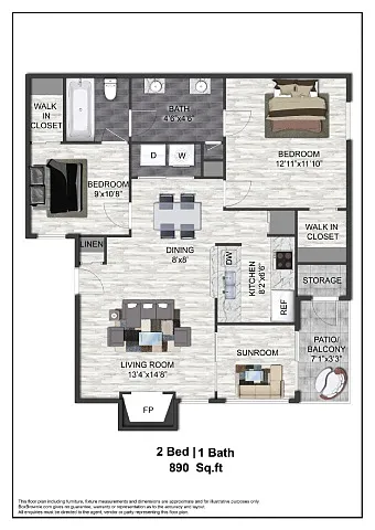 Floor plan B2