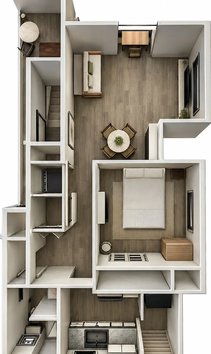 1 bed, 460 sqft, $900 — Photo 1