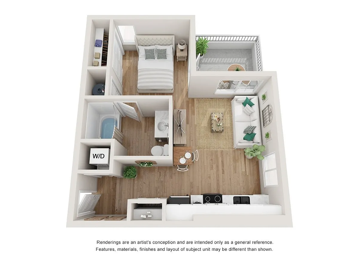Floor plan Studio - Fern (e10a)
