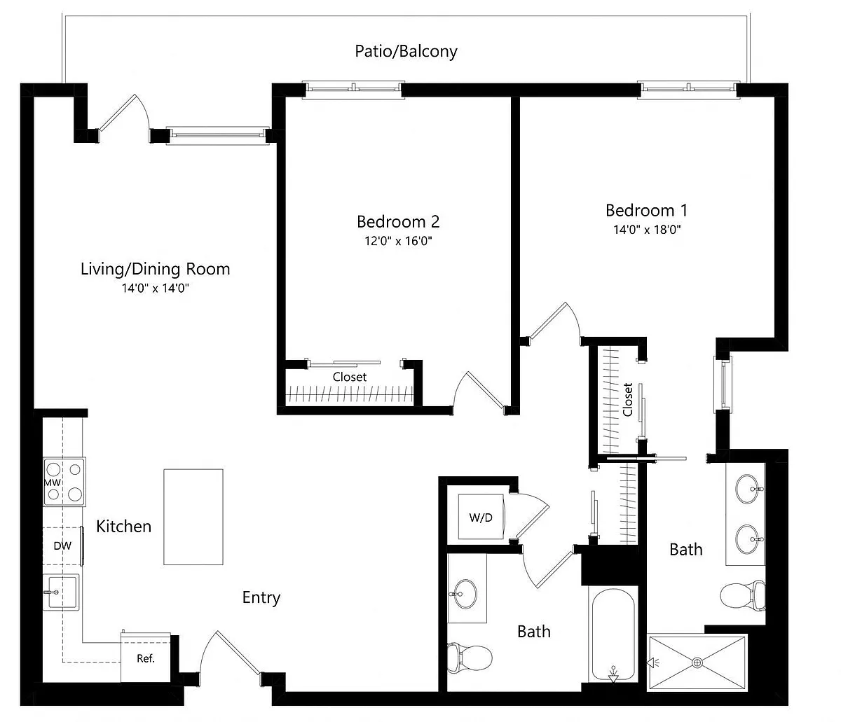 Floor plan 2L-1