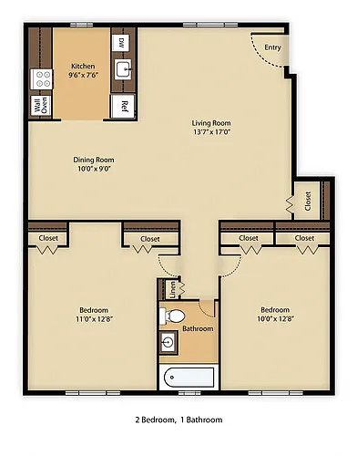 Floor plan The Delaware