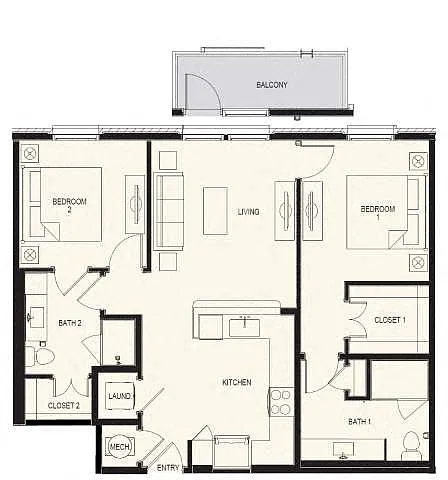 Floor plan B1