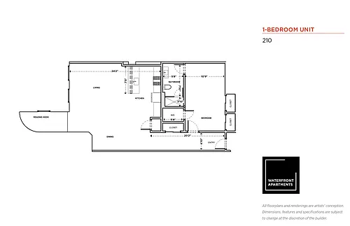 Floor plan 1 Bedroom