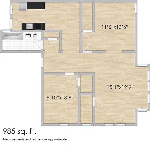 Floor plan 238 Washington