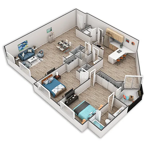Floor plan Snoqualmie Platinum