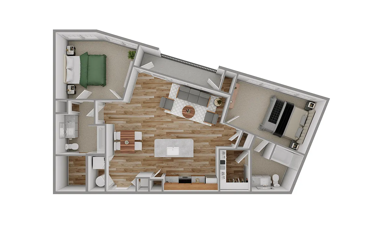 Floor plan B3-60%HTC