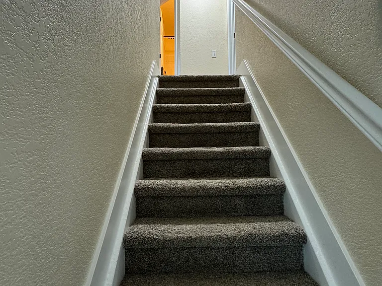 Stairs to the second floor.