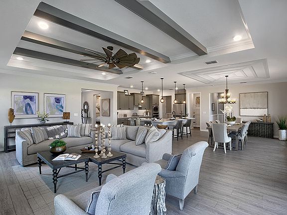 Magnolia Floor Plan at On Top of the World Communities Ocala, FL Living Room