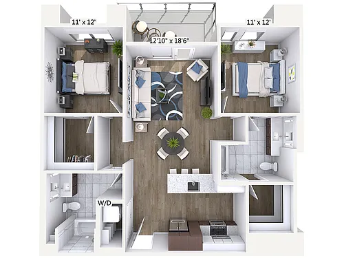Floor plan B6-1102-Sig