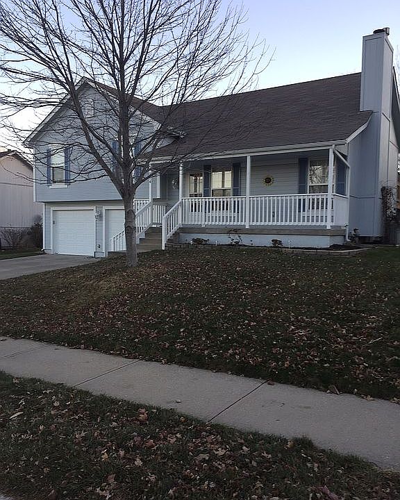 Large covered front porch