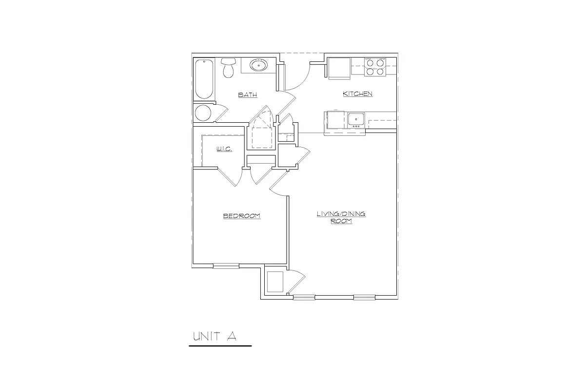 Floor plan One Bedroom