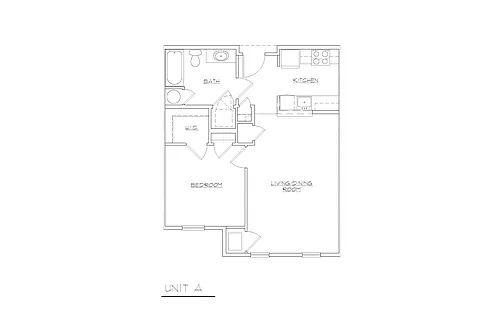 Floor plan One Bedroom