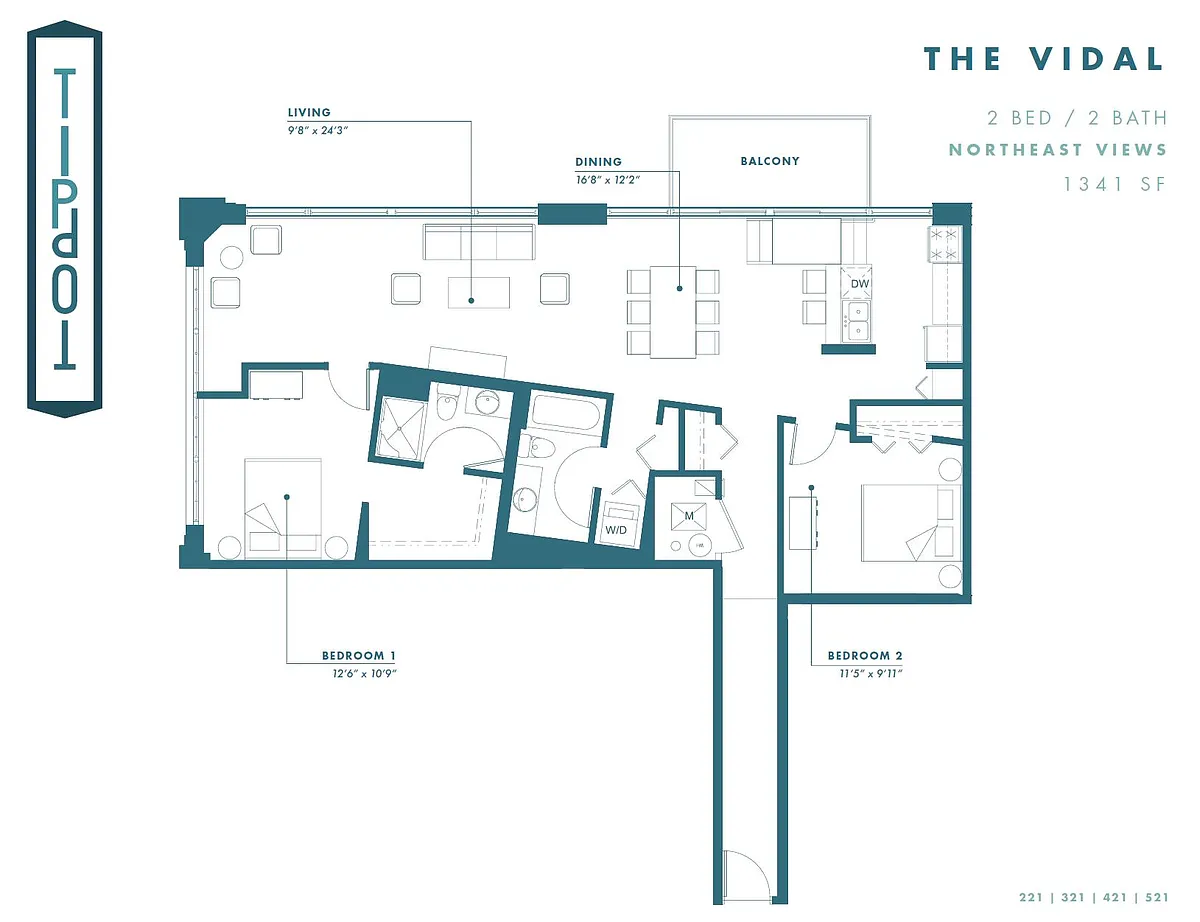 Floor plan The Vidal