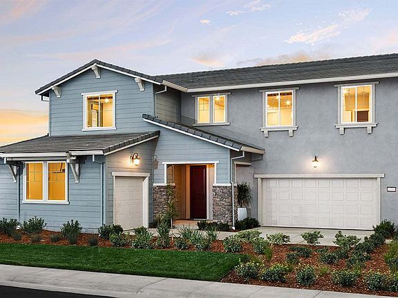 Exterior Front at Plan 3, The Residences at Arbor Ranch