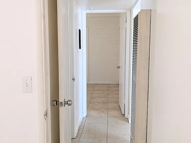 Hallway between rooms