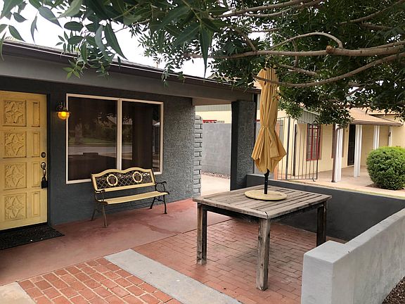 Front patio facing southeast