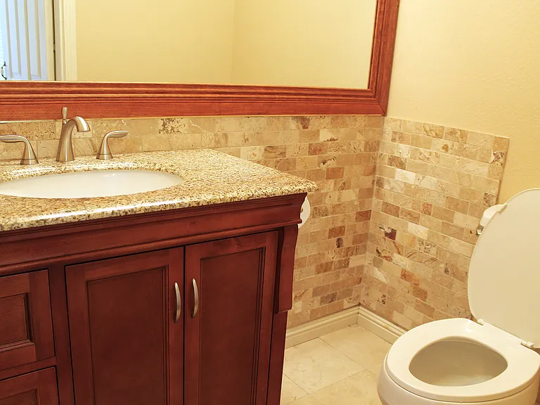 Downstairs half bath
