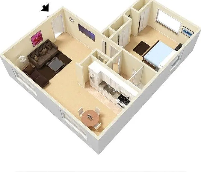 AudubonManor 1BD 1Bath 670sqft AudubonManor 1BD 1Bath 670sqft