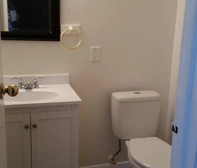 Half bath in master.