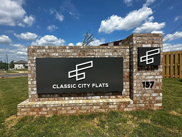 Classic City Flats marquee sign
