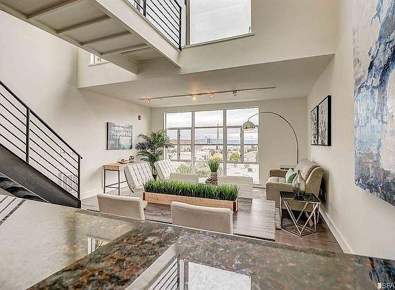 Furniture is for staging only. Unit is for rent unfurnished.