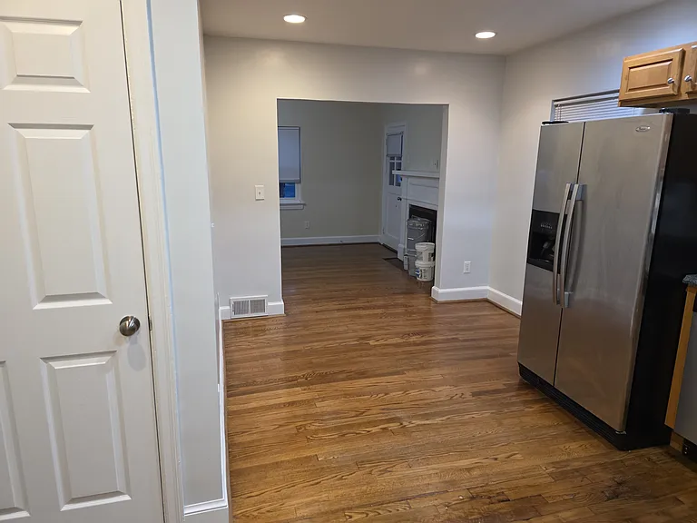 Recessed lighting in dining/kitchen