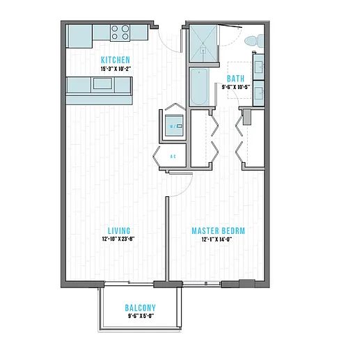 Floor plan R-2B Mirror