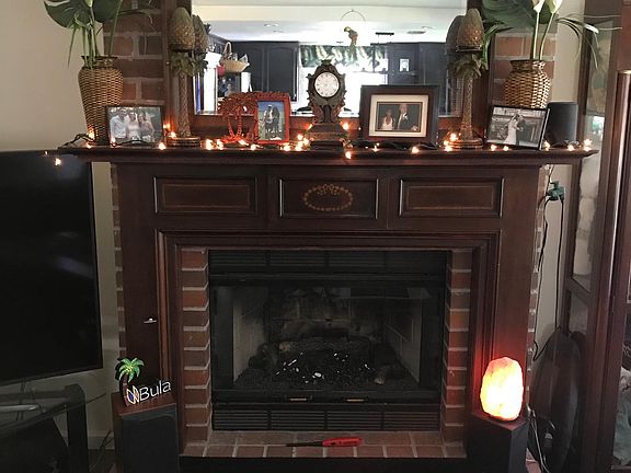 Gas Fireplace in Family Room