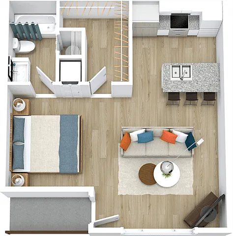 Floor plan Studio
